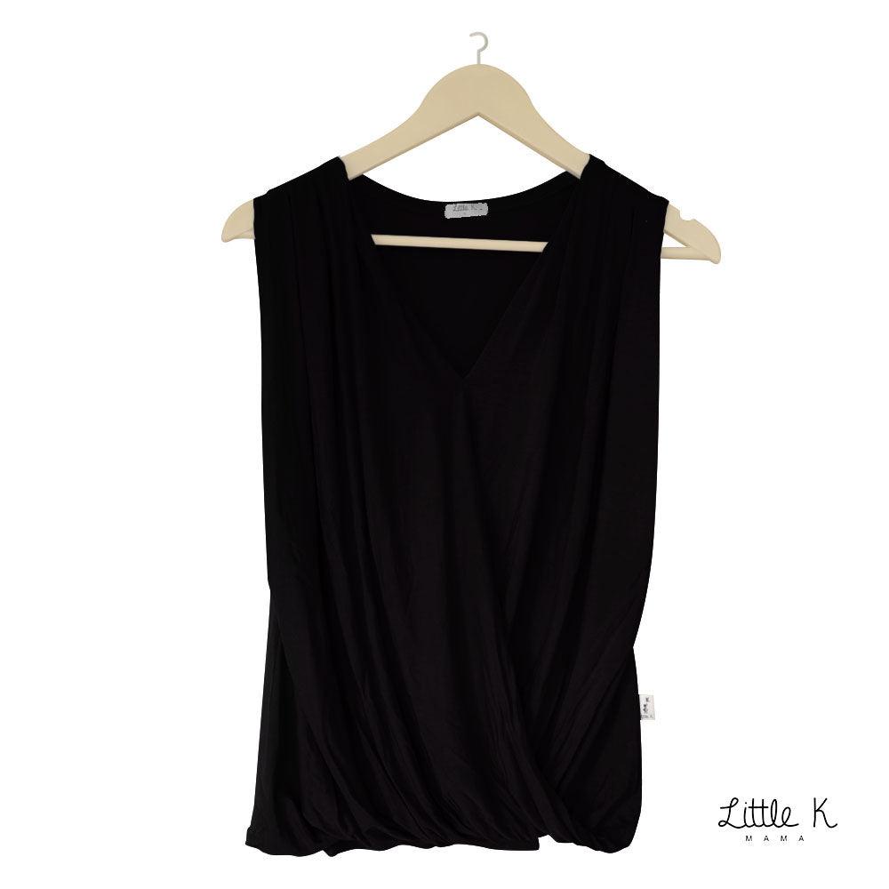 Little K Kate Nursing Blouse Black | The Nest Attachment Parenting Hub