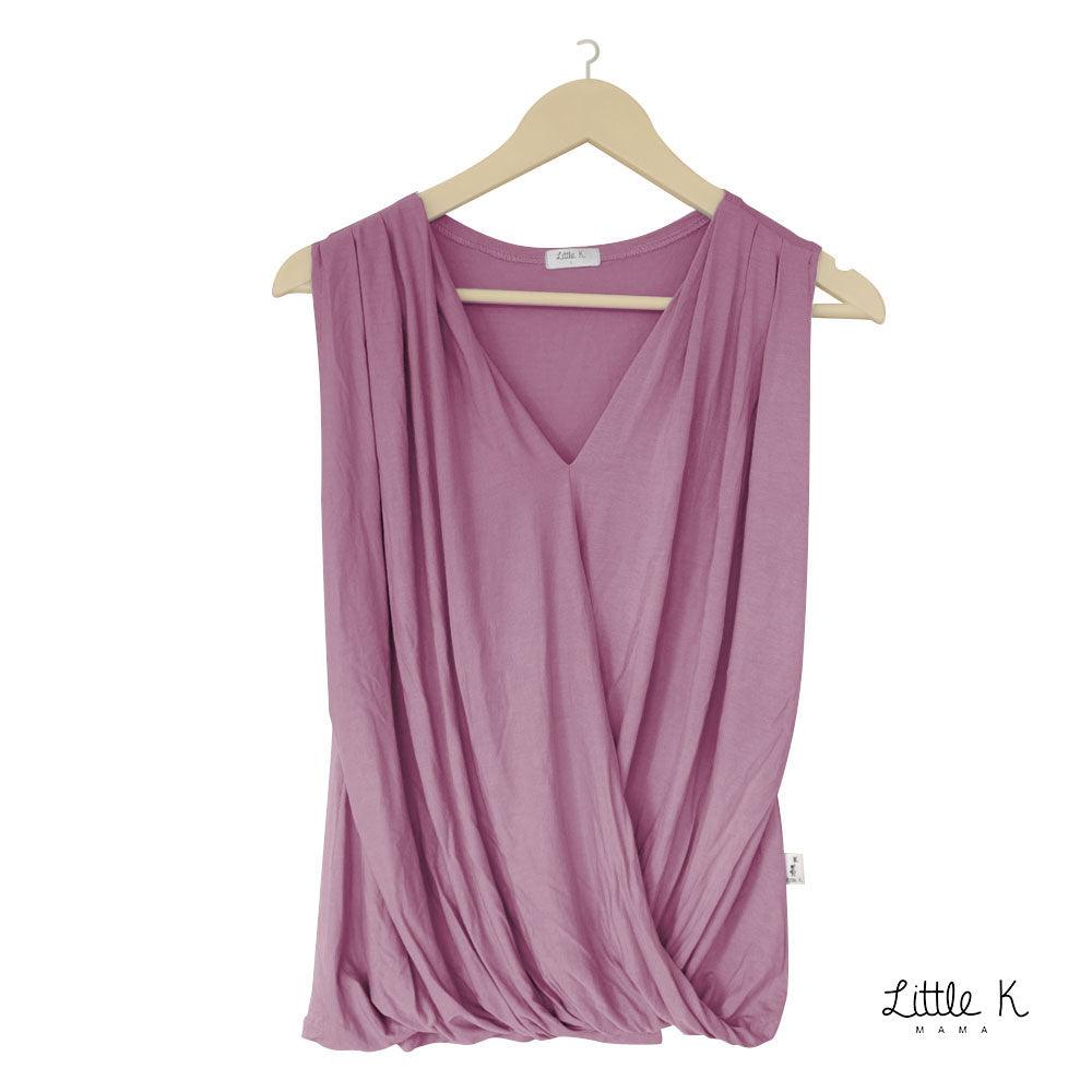 Little K Kate Nursing Blouse Mauve | The Nest Attachment Parenting Hub