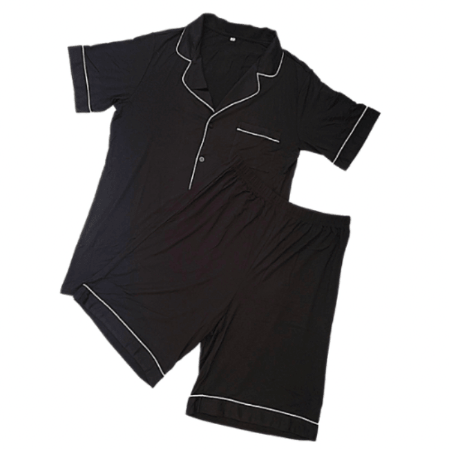 Little K Men’s Bamboo Shorties Black | The Nest Attachment Parenting Hub