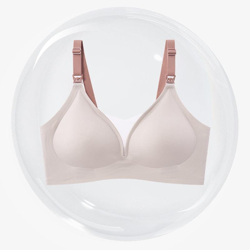 Little K Mesh T-Shirt Nursing Bra - Coffee Pink | The Nest Attachment Parenting Hub