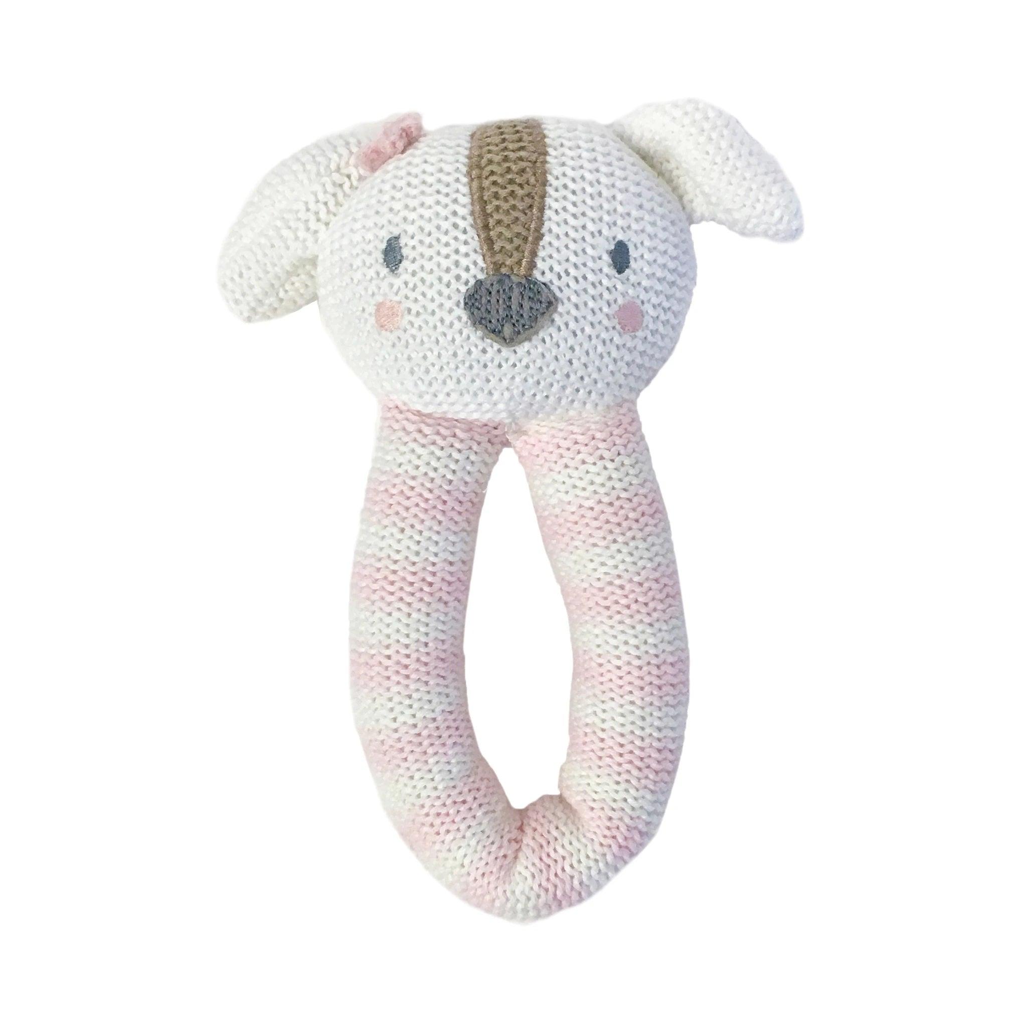 Living Textiles Knitted Rattle | The Nest Attachment Parenting Hub