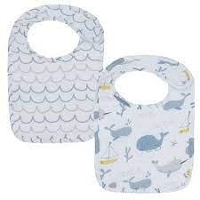 Living Textiles Muslin Bibs (2 pack) | The Nest Attachment Parenting Hub