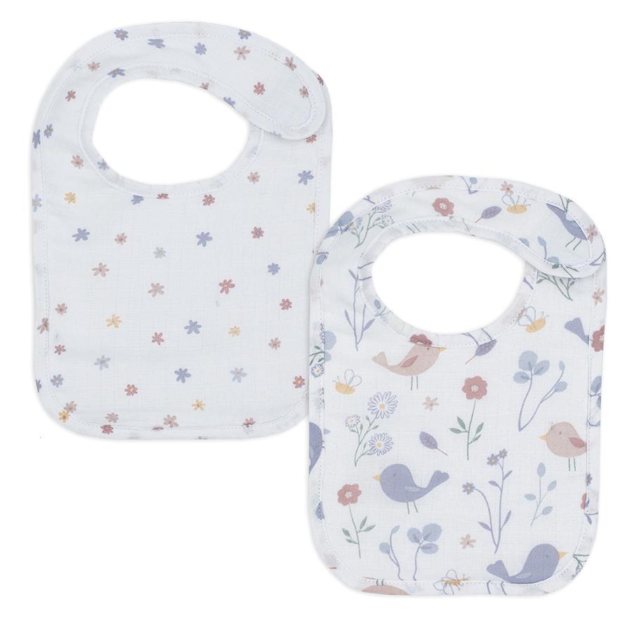 Living Textiles Muslin Bibs (2 pack) | The Nest Attachment Parenting Hub
