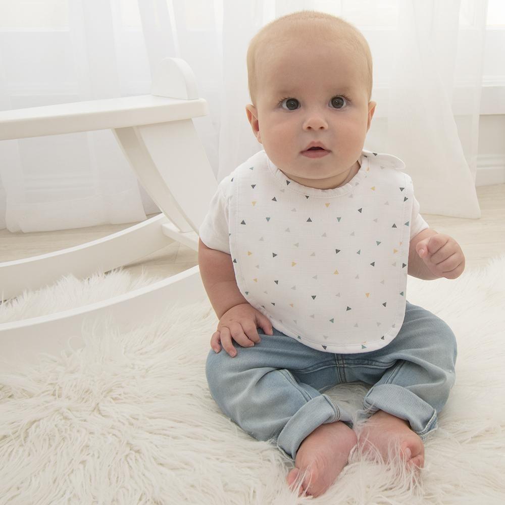 Living Textiles Muslin Bibs (2 pack) | The Nest Attachment Parenting Hub