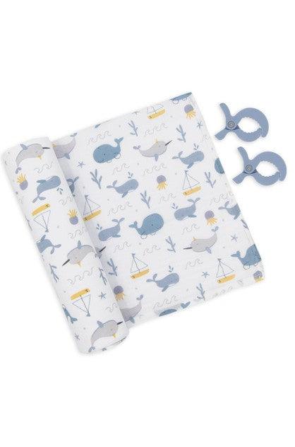 Living Textiles Muslin Swaddle & Pram Pegs | The Nest Attachment Parenting Hub