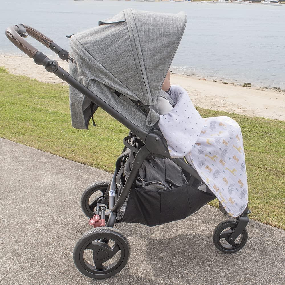 Living Textiles Muslin Swaddle & Pram Pegs | The Nest Attachment Parenting Hub