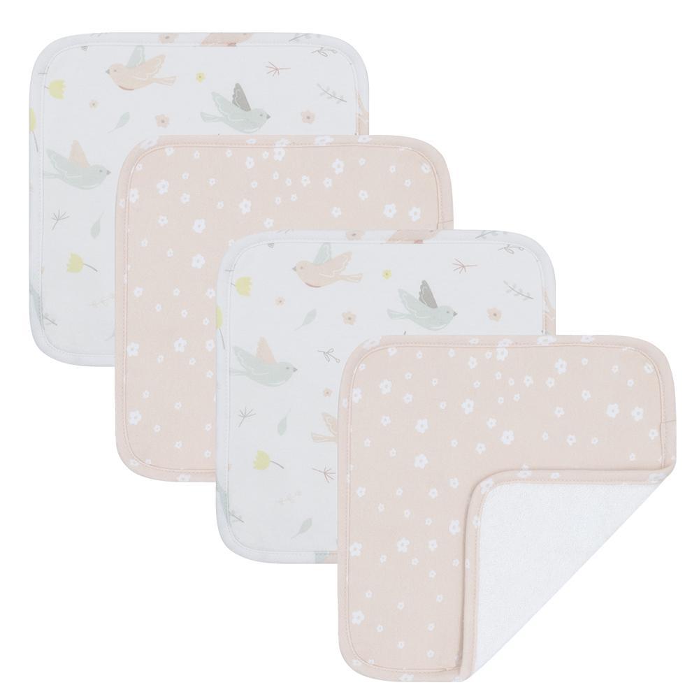 Living Textiles Wash Cloths (4 pack) | The Nest Attachment Parenting Hub