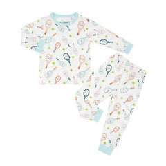 Bamberry Baby Move Collection Long Sleeves Pajama Set - Tennis