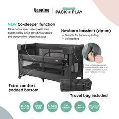 Looping All in One Pack & Play | The Nest Attachment Parenting Hub