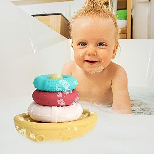 LuluBaby Floating Stacking Boat | The Nest Attachment Parenting Hub
