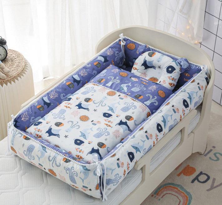 LuluBaby Reversible Baby Lounger (0-18mo) | The Nest Attachment Parenting Hub