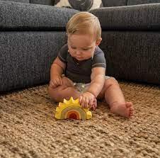 LuluBaby Sun Silicone Teether Stacking Toy | The Nest Attachment Parenting Hub