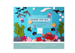 LuluBaby Under the Sea Felt Storyboard 3+ | The Nest Attachment Parenting Hub