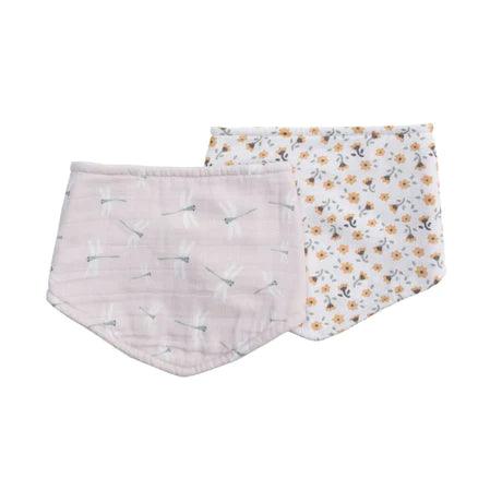 Lulujo Bandana Muslin Bibs Set of 2 | The Nest Attachment Parenting Hub