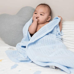 Lulujo Cellular Baby Blanket | The Nest Attachment Parenting Hub