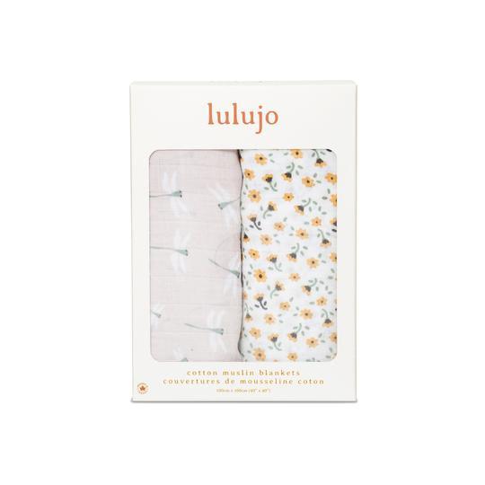 Lulujo Cotton Muslin Blanket (Set of 2) | The Nest Attachment Parenting Hub
