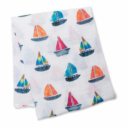 Lulujo Cotton Muslin Swaddle (singles) | The Nest Attachment Parenting Hub