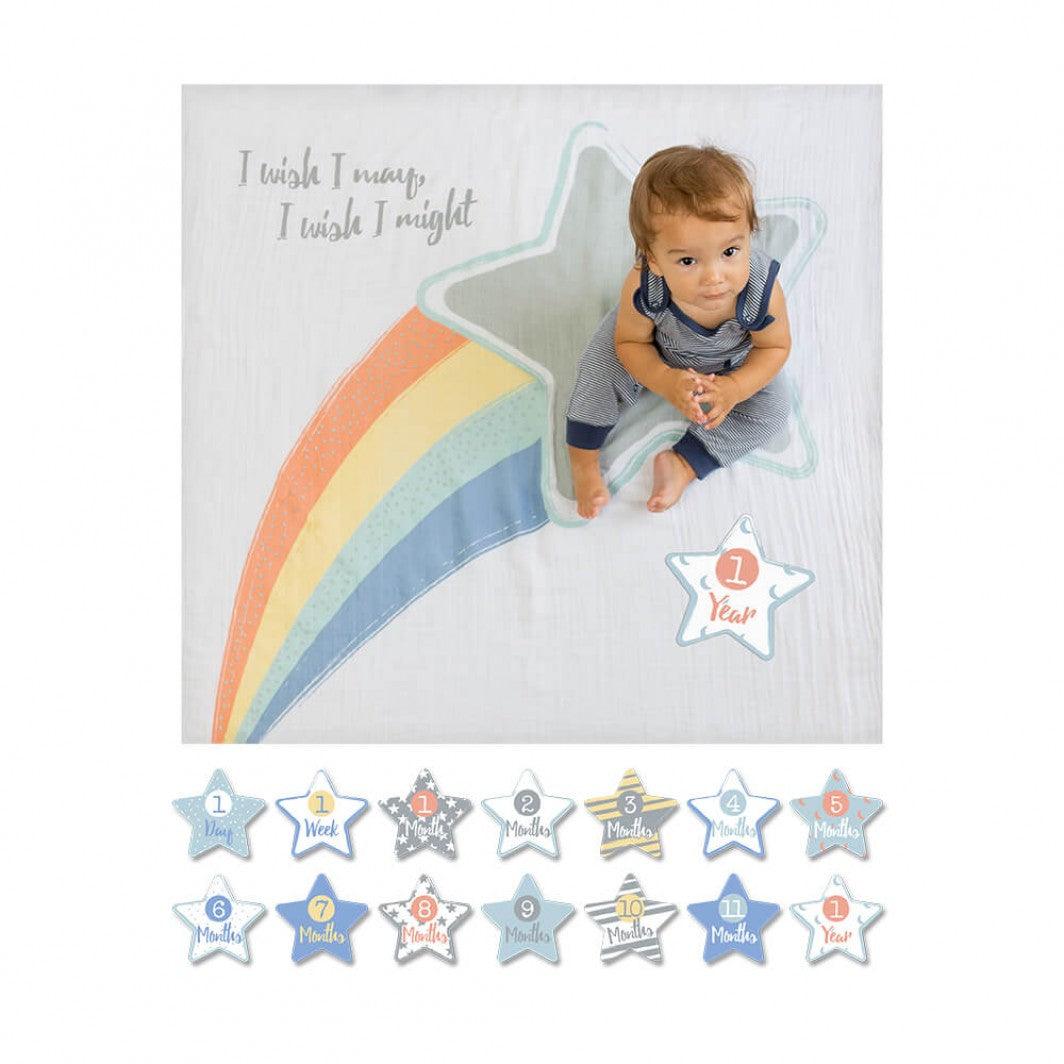 Lulujo Milestone Blanket & Card Set | The Nest Attachment Parenting Hub