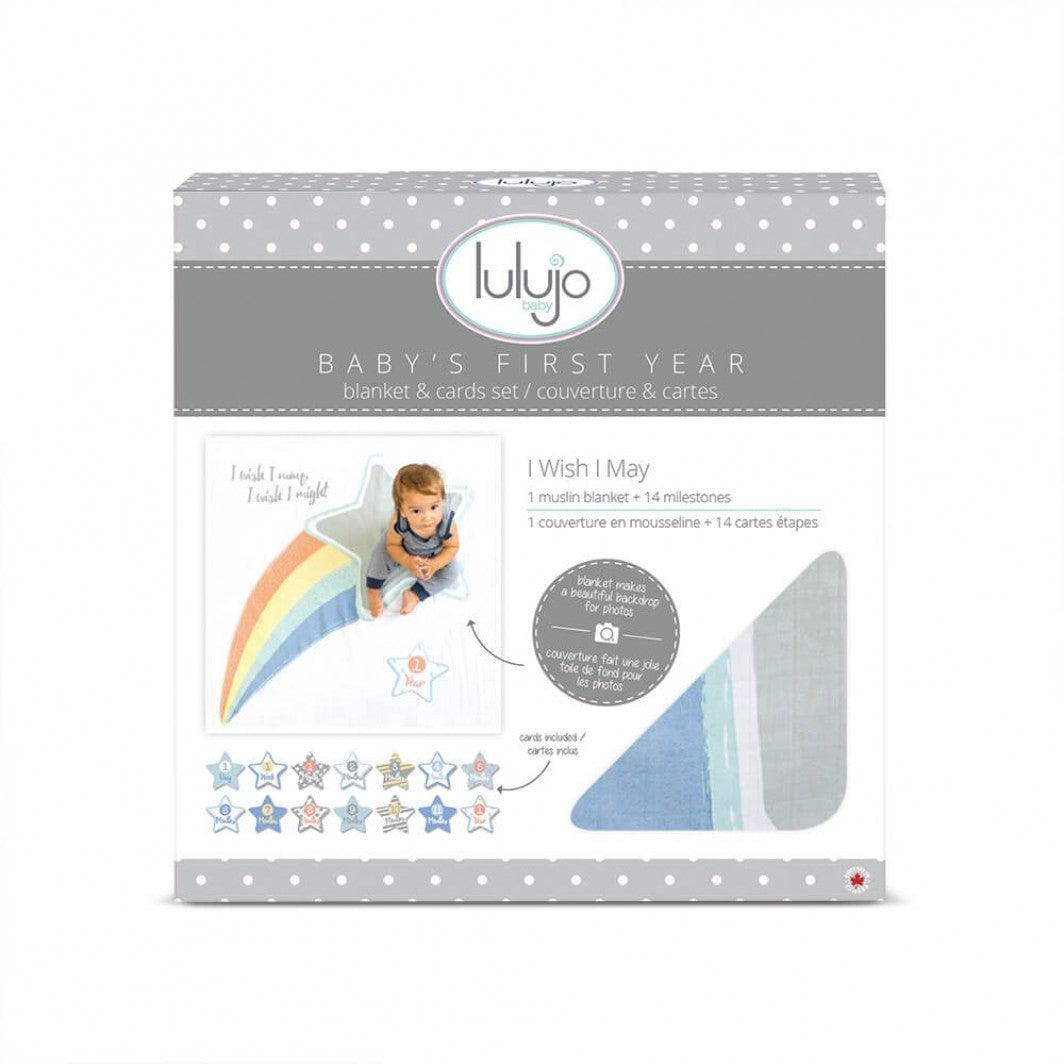 Lulujo Milestone Blanket & Card Set | The Nest Attachment Parenting Hub