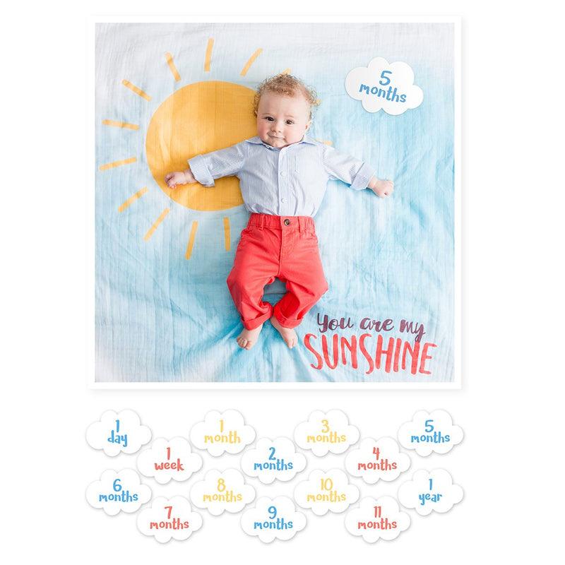 Lulujo Milestone Blanket & Card Set | The Nest Attachment Parenting Hub