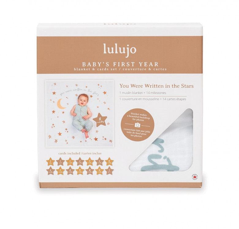 Lulujo Milestone Blanket & Card Set | The Nest Attachment Parenting Hub