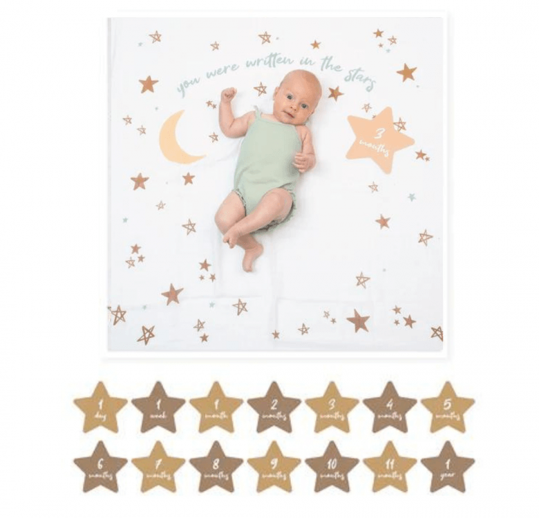 Lulujo Milestone Blanket & Card Set | The Nest Attachment Parenting Hub