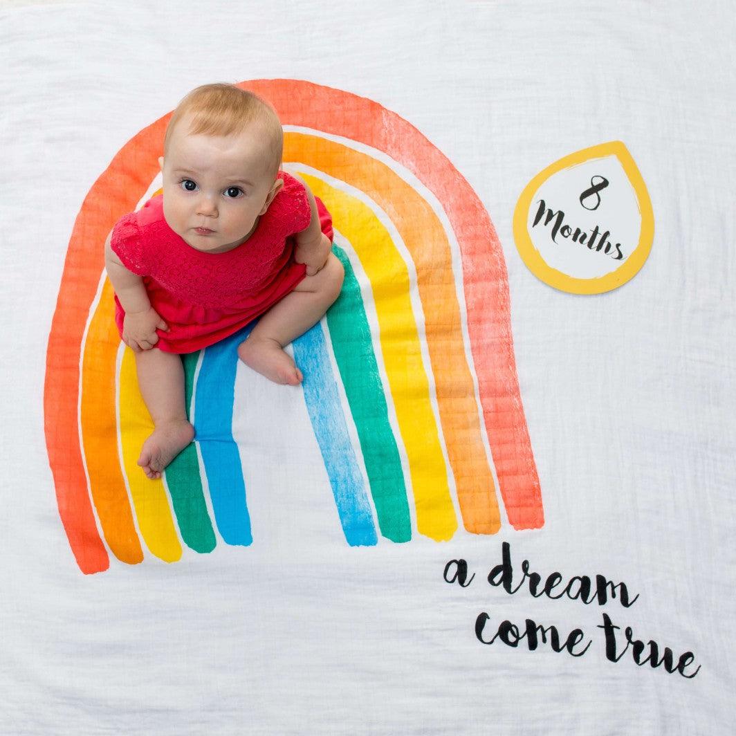 Lulujo Milestone Blanket & Card Set | The Nest Attachment Parenting Hub
