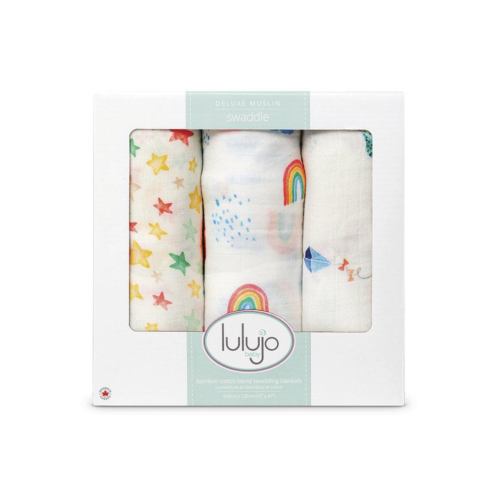 Lulujo Bamboo Muslin (Set of 3) | The Nest Attachment Parenting Hub