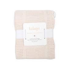 Lulujo Cellular Baby Blanket | The Nest Attachment Parenting Hub