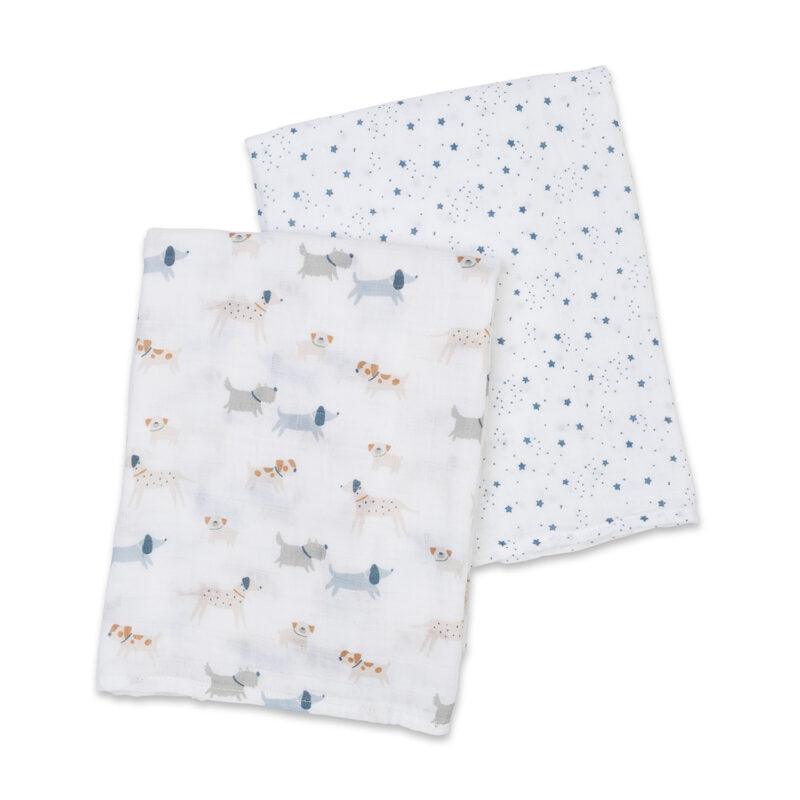 Lulujo Cotton Muslin Blanket (Set of 2) | The Nest Attachment Parenting Hub