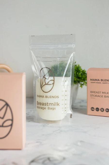 Mama Blends Breastmilk Storage Bags 220ml | The Nest Attachment Parenting Hub