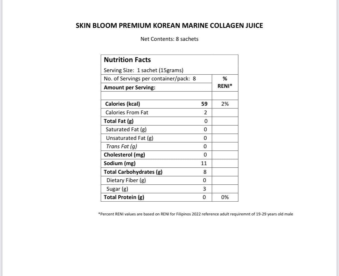 Mama Blends Skin Bloom Premium Korean Marine Collagen Juice | The Nest Attachment Parenting Hub