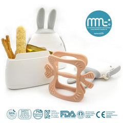 Mama's TEM NaBi Monster Premium Teether + Bunny Case | The Nest Attachment Parenting Hub