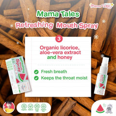 Mama Tales Refreshing Mouth Spray 15ml 3y+ | The Nest Attachment Parenting Hub