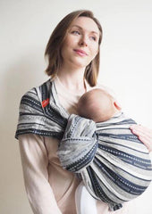 Mamaway Bohemian Denim Baby Ring Sling 200960 | The Nest Attachment Parenting Hub