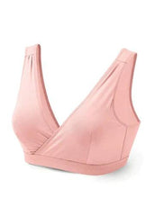 Mamaway Nano Red Crossover Maternity and Nursing Bra Pink 180884O | The Nest Attachment Parenting Hub