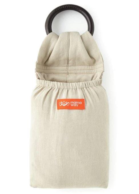 Mamaway Solid Linen Baby Ring Sling 220967C2 | The Nest Attachment Parenting Hub