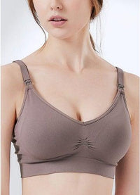 Mamaway Ultra Breezy Seamless Maternity & Nursing Bra Dusty Purple 210890P | The Nest Attachment Parenting Hub