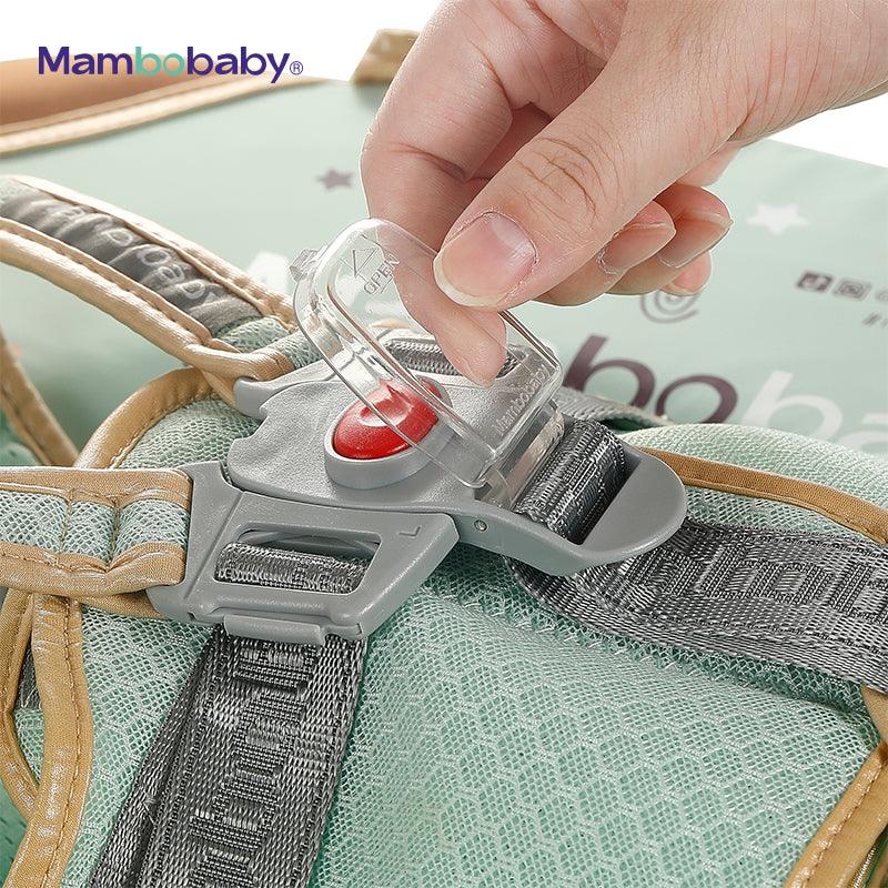 Mambobaby Air-Free Foldable Chest Type With Canopy & Stabilizer (3-24mo) | The Nest Attachment Parenting Hub