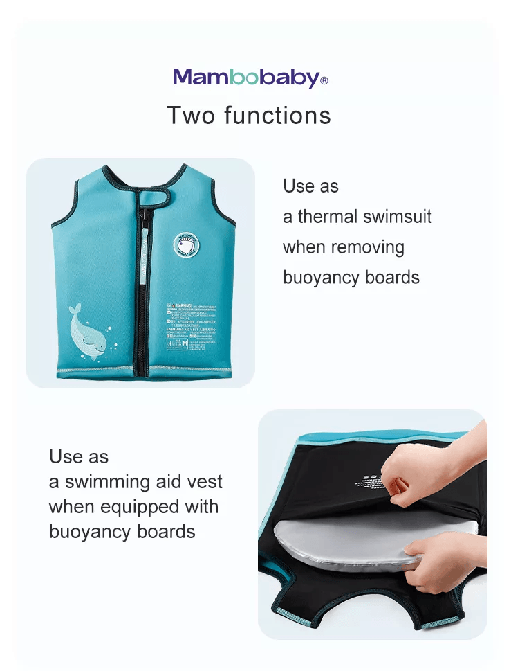 Mambobaby Air-Free Swimming Aid Vest Large (5-6yo) | The Nest Attachment Parenting Hub