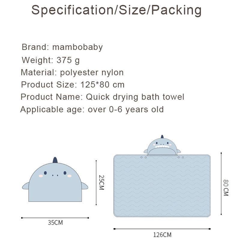 Mambobaby Quick Drying Bath Towel (0-6yo) | The Nest Attachment Parenting Hub