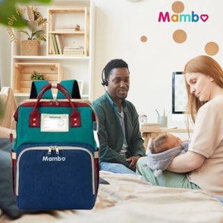 MamboBabyPh - 2in1 Crib & Diaper Bag Portable Foldable Travel Bed | The Nest Attachment Parenting Hub