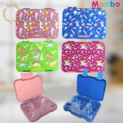 MamboBabyPh - Bento Lunchbox 4 to 6 Compartment | The Nest Attachment Parenting Hub