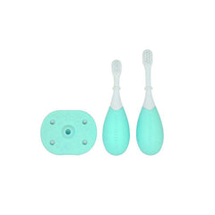 Marcus & Marcus 3-Stage Palm Grasp Toothbrush Set | The Nest Attachment Parenting Hub