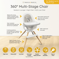 Marcus & Marcus 360° High Chair 6m+ | The Nest Attachment Parenting Hub
