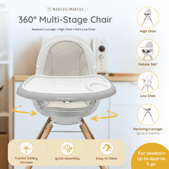 Marcus & Marcus 360° High Chair 6m+ | The Nest Attachment Parenting Hub