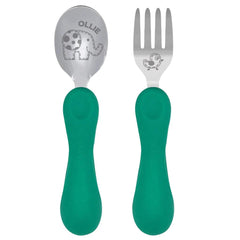 Marcus & Marcus Easy Grip Spoon & Fork Set 3y+ | The Nest Attachment Parenting Hub