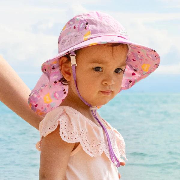 Marcus & Marcus UV Protection Back Flap Hat | The Nest Attachment Parenting Hub