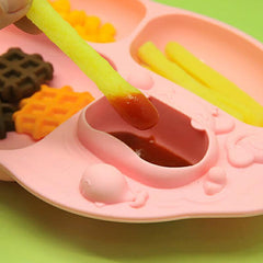 Marcus & Marcus Yummy Dips Suction Divided Plate