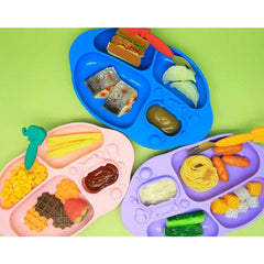 Marcus & Marcus Yummy Dips Suction Divided Plate